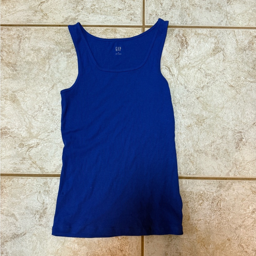 GAP Women's Royal Blue Tank Top